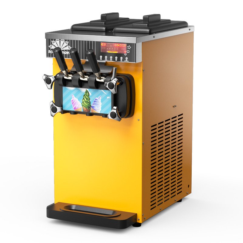 ZB-BQL128 Ice cream machine(Light yellow)
